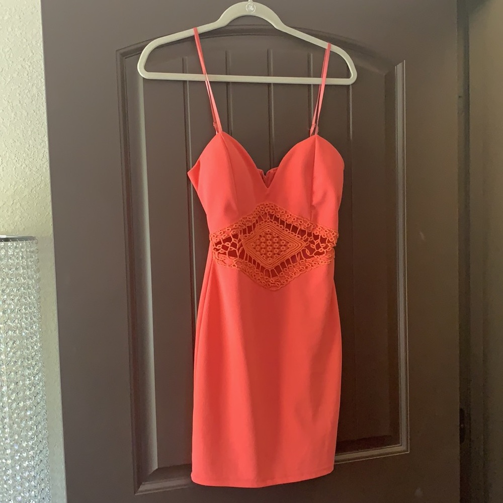 💫CLOSING SALE💫Coral Ibiza cut out dress
